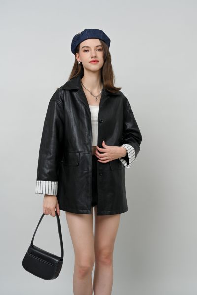 Kylie leather jacket