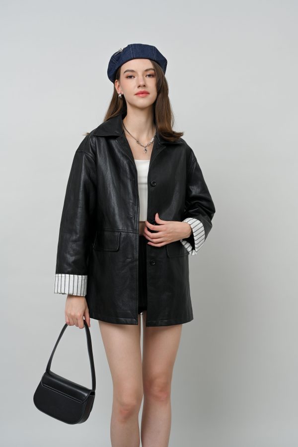 Kylie leather jacket